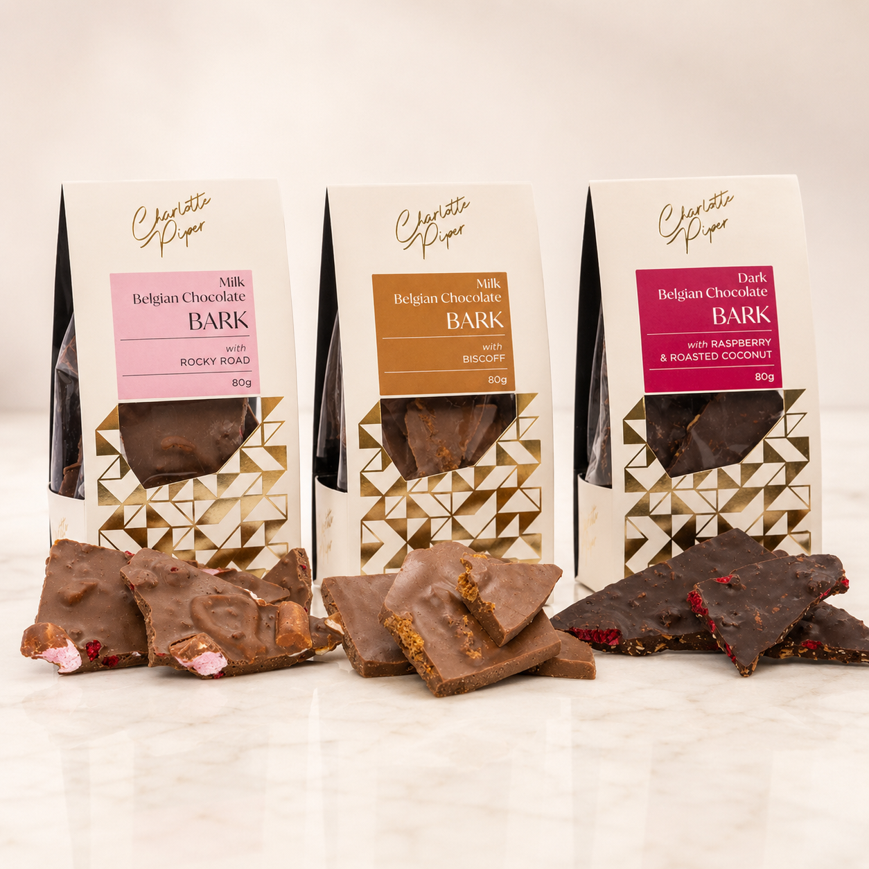 Charlotte Piper Chocolate Bark