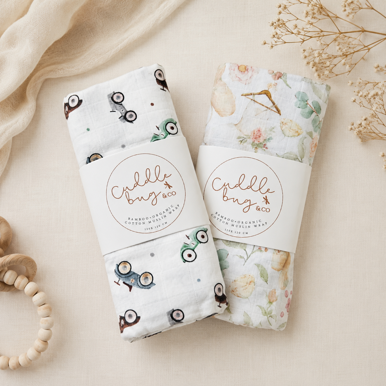 Cuddle Bug & Co Muslin Wrap